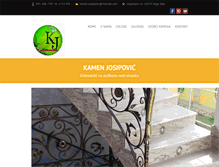 Tablet Screenshot of kamen-josipovic.com
